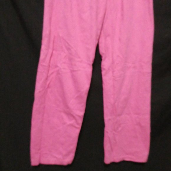 Pink Pajama / Loungewear Pants / Bottoms | Stretchy Waistband - Picture 14 of 16